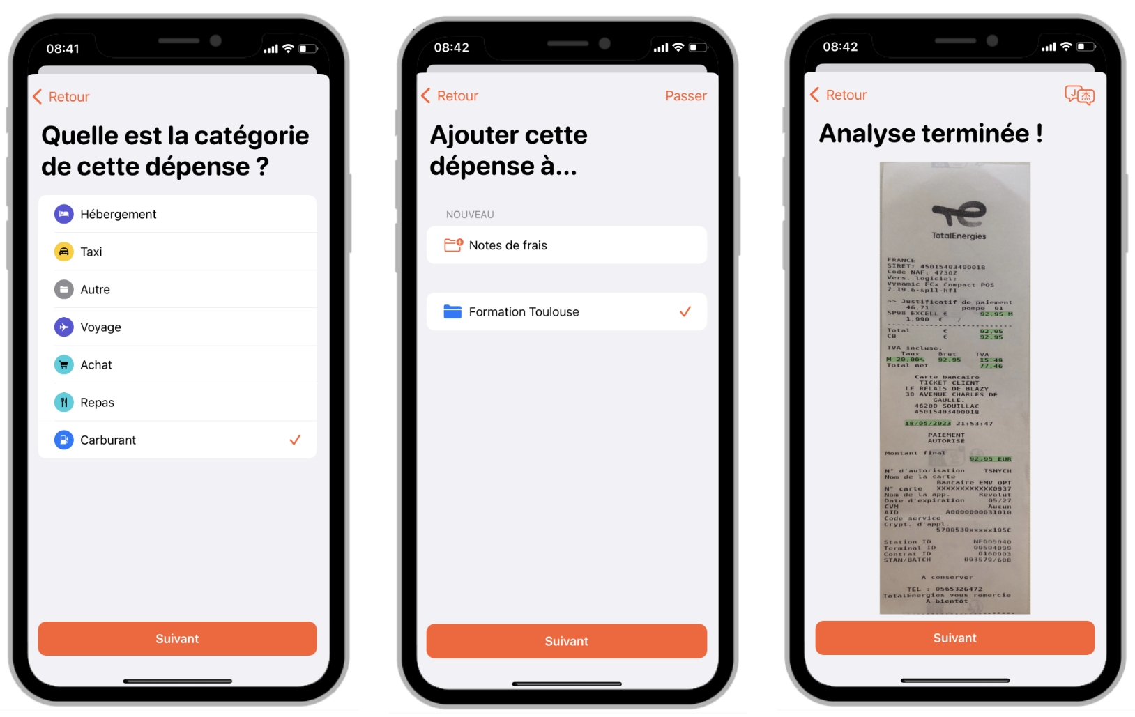 Saisie dépense Pro 2
